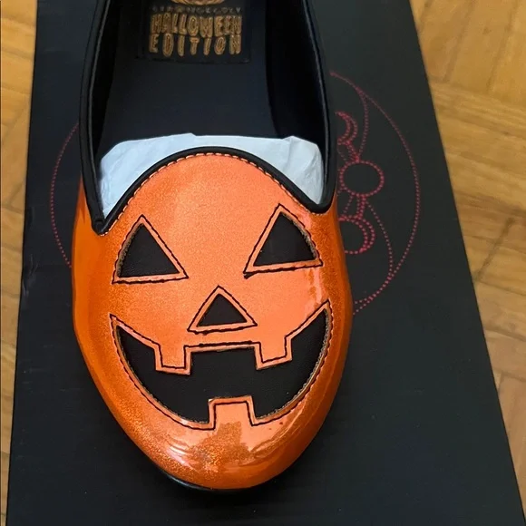 Holographic orange pumpkin flats - Picture 3 of 5